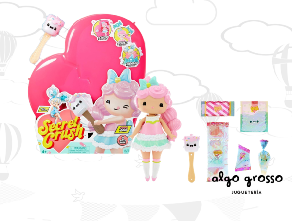 SECRET CRUSH VALIJA 2 MUÑECAS COLECCIONABLES + ACCESORIOS art.569961