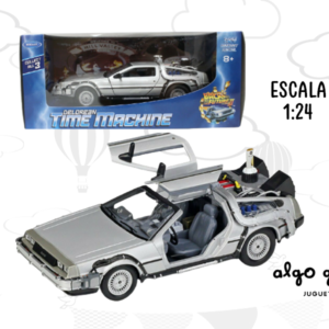AUTO MÁQUINA DEL TIEMPO DELOREAN 1:24 VOLVER AL FUTURO 2 art.22441W