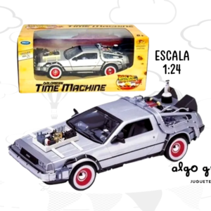 AUTO MÁQUINA DEL TIEMPO DELOREAN 1:24 VOLVER AL FUTURO 3 art.22444W