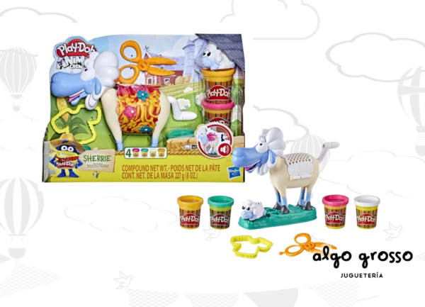 PLAY DOH ANIMAL CREW OVEJA SHERRIE CON SONIDO art.E7773