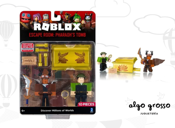 ROBLOX 2 FIGURAS + ACCESORIOS ESCAPE ROOM art.10725
