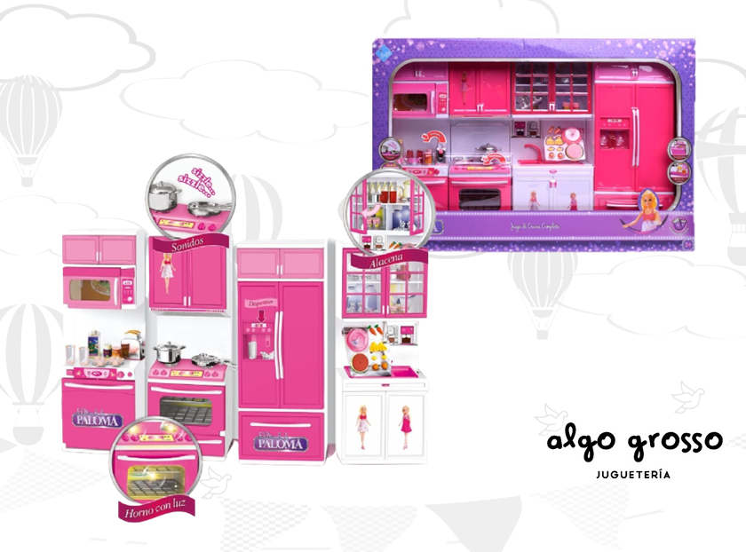 PALOMA JUEGO DE COCINA COMPLETA – Algo Grosso – Juguetería
