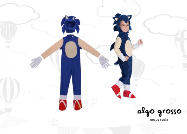 DISFRAZ SONIC TALLES SURTIDOS ALTERNATIVO