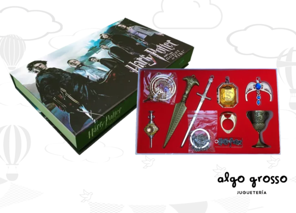 HARRY POTTER SET 9 COLLARES + CADENA ALTERNATIVO
