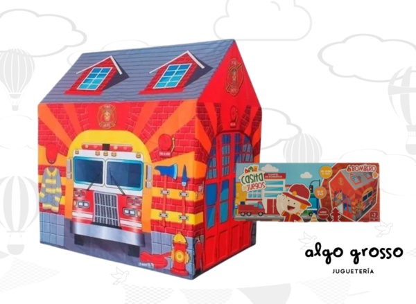 CARPA CASITA DE JUEGOS BOMBERO art.FYCS9987