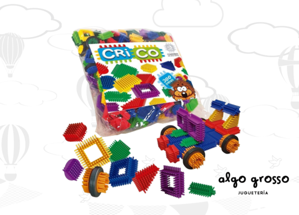 BLOQUES CRICO JARDIN 300 PIEZAS art.3005