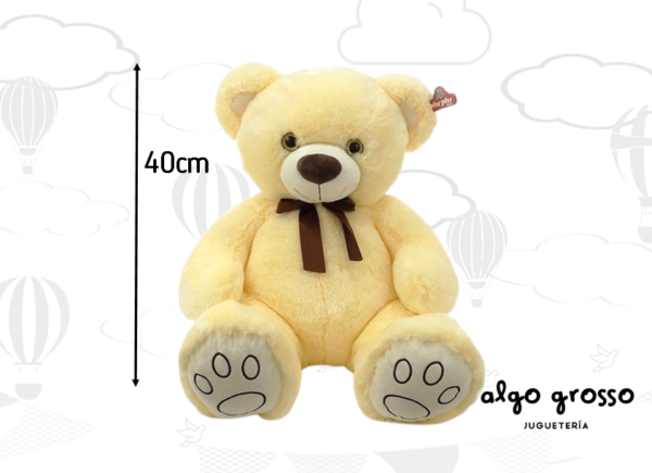 OSO SENTADO DE 40CM CON MOÑO  art.5382