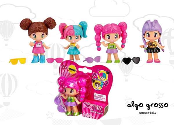 PINYPON 1 FIGURA MIX MATCH + ACCESORIO art.15570