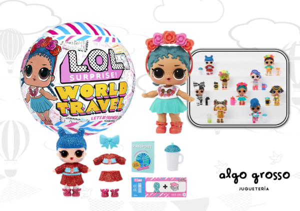 L.O.L. SURPRISE! WORLD TRAVEL PELOTA COLECCIONABLE art.576006