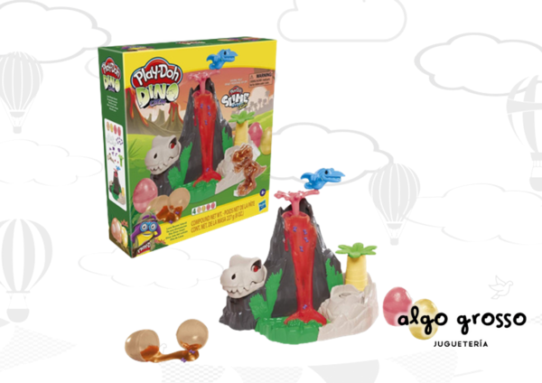 PLAY DOH DINO CREW ISLA VOLCAN CON SLIME art.F1500