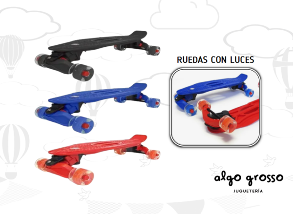 SKATE PENY MOOLAHH LUZ VINYL XTREME TRUCK 54CM art.19518/34430