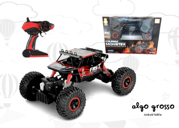 JEEP PATON ROCK SUPER CLIMBING METAL RADIO CONTROL - RECARGABLE art.669-112