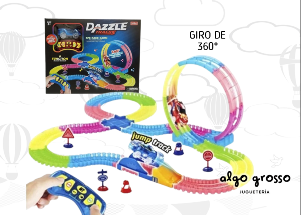 PISTA MAGIC TRACKS RADIO CONTROL 187 PIEZAS art.130/6415