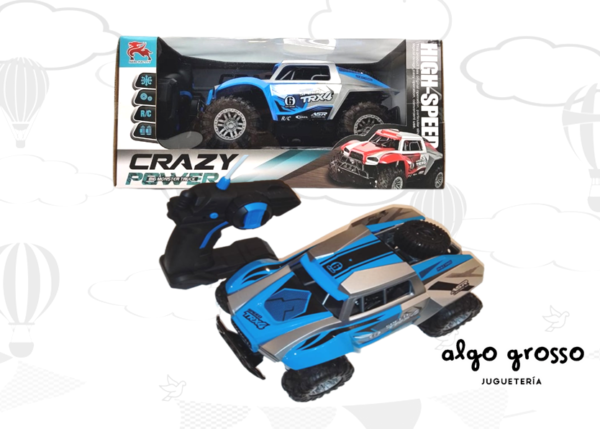 AUTO RADIO CONTROL SPEED CRAZY RECARGABLE USB 23CM art.8586-1/6477
