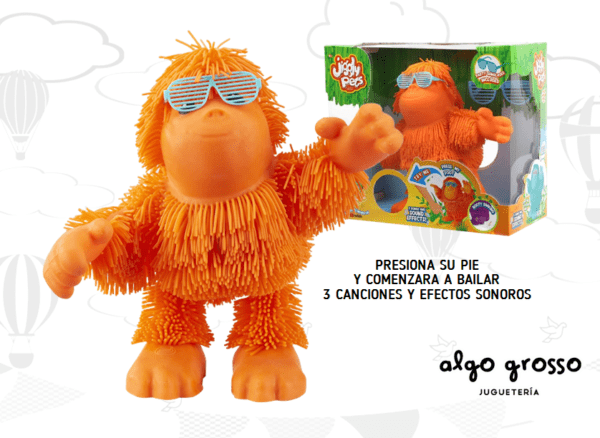 PELUDITO ORANGUTAN TAN TAN BAILA (MOVIMIENTOS Y SONIDO) art.JP008