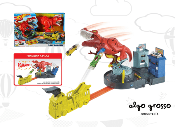 HOT WHEELS FURIA DE T-REX CITY art.GFH88