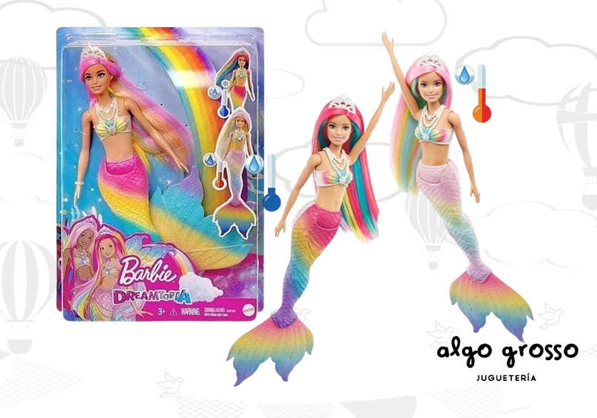 BARBIE SIRENA DREAMTOPIA CAMBIA DE COLOR