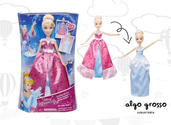 PRINCESA MODA MAGICA VESTIDO REVERSIBLE art.C0544