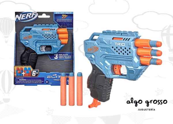 NERF ELITE 2.0 TRIO + 6 DARDOS art.E9957