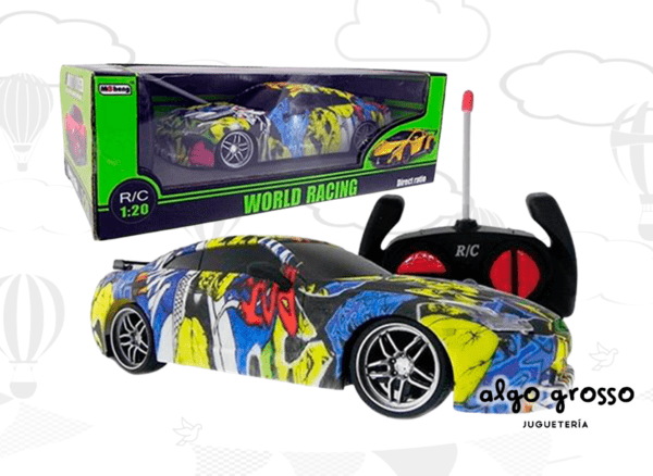 AUTO DEPORTIVO RADIO CONTROL GRAFITI WORLD art.666-89