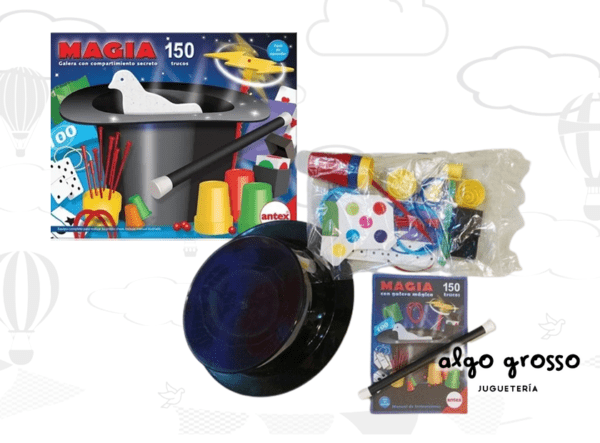 JUEGO DE MAGIA CON GALERA "SOMBRERO" art.5001