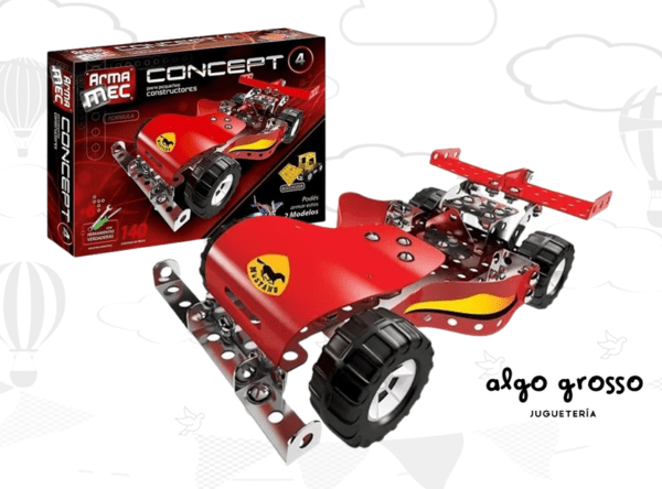ARMAMEC CONCEPT N°4 140 PIEZAS METALICAS + HERRAMIENTAS art.803