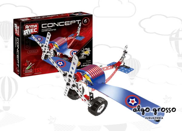 ARMAMEC CONCEPT N°6 155 PIEZAS METALICAS + HERRAMIENTAS art.805