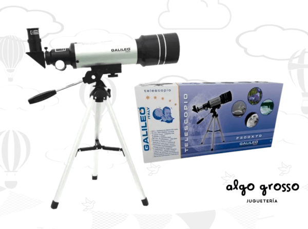 TELESCOPIO CON TRIPODE REFRACTOR 225X + BOLSO art.F300X70