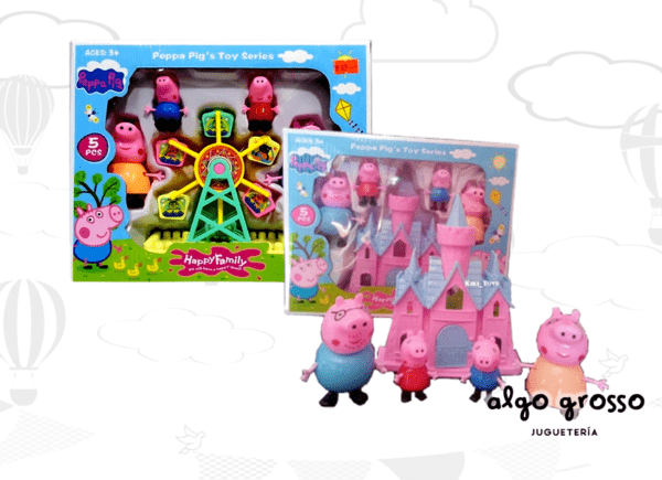 PEPPA PIG CASA/PARQUE CON 4 FIGURAS "ALTERNATIVO" art.2018