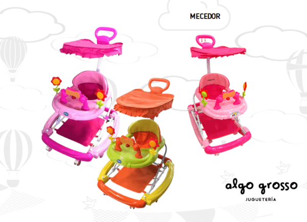 ANDADOR MECEDOR MUSICAL MANIJA TOLDO art.AN60M