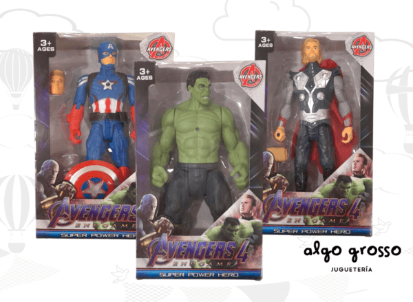 AVENGERS 1 MUÑECO DE 26CM CON LUZ "ALTERNATIVO" art.DY1853