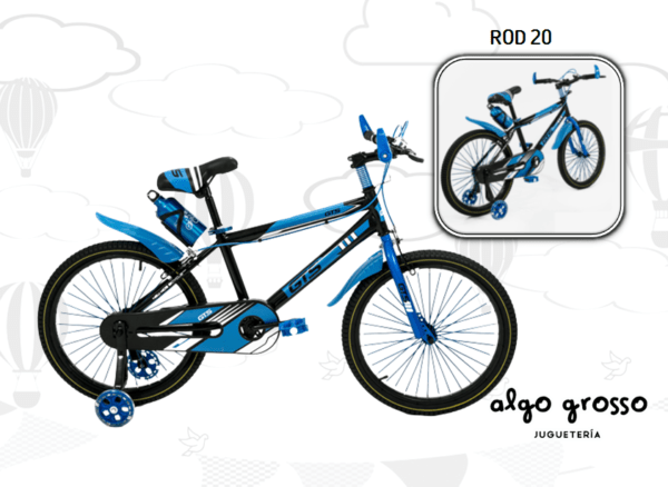 BICICLETA ROD 20 MTB AZUL/NEGRO art.3315
