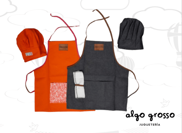 DELANTAL DE COCINA CON GORRO ART.MALM002