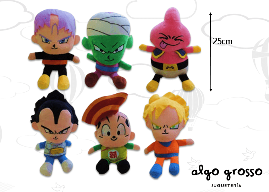 PELUCHE DRAGON BALL Z 25CM ALTERNATIVO - Algo Grosso - Juguetería