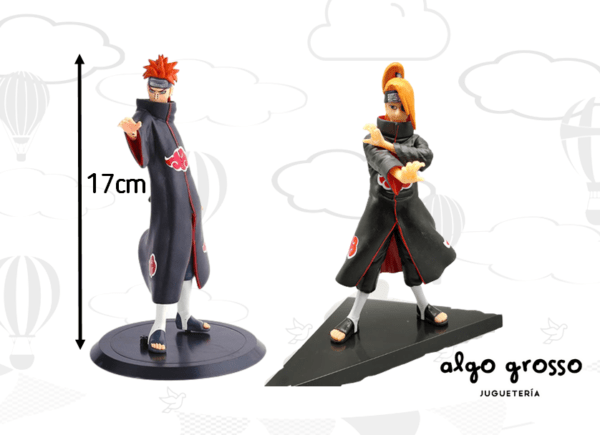 MUÑECO COLECCIONABLE NARUTO + ACCESORIO Y BASE 17CM "ALTERNATIVO" - Imagen 2