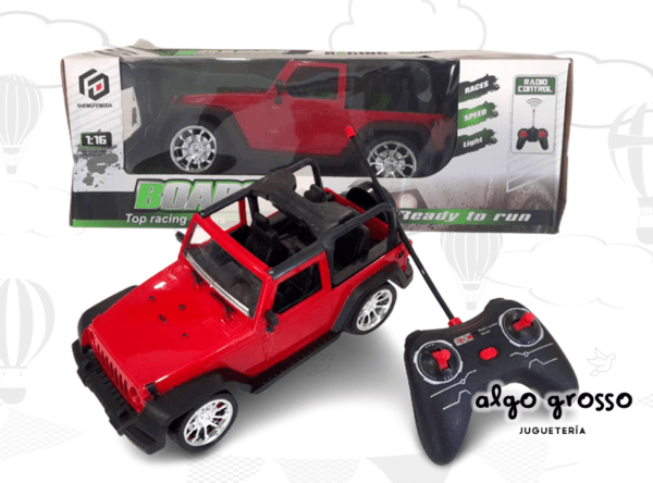 CAMIONETA JEEP BOARSE RADIO CONTROL RECARGABLE 1/16 art.TS666-10