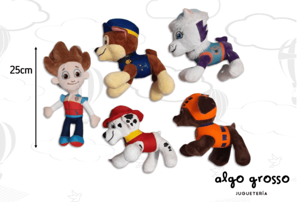 PAW PATROL PELUCHE 25CM "ALTERNATIVO"