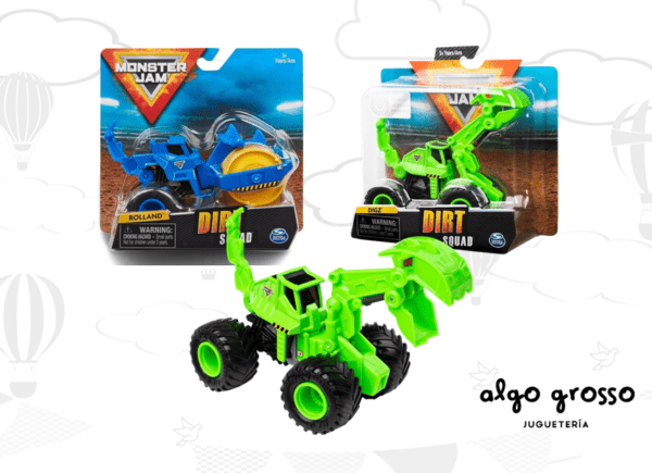 MONSTER JAM DIRT QUAD VEHICULO 13CM art.58732