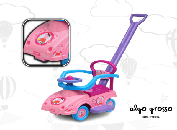 ANDARIN PATA PATA PEPPA PIG CON PROTECCION Y BARRAL art.94