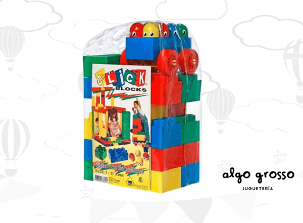 CLICK BLOCKS BLOQUES GRANDES BOLSA X22 PIEZAS art.820