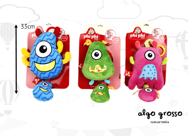 CUNERO MUSICAL PELUCHE MONSTRUITO art.8721