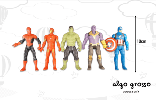 AVENGERS FIG X5 10CM BOLSA "ALTERNATIVO" art.1820-6