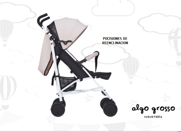 COCHE PARAGUITA RENCLINABLE art.STL100