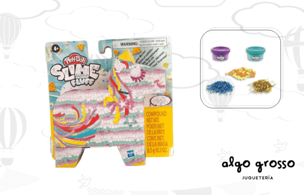 PLAY DOH SLIME FLUFF LLAMA ADORNITOS art.F1532