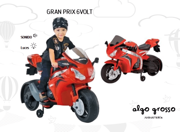 MOTO 6VOLT GRAND PRIX COMPETICION art.517 //GB-W338-J303