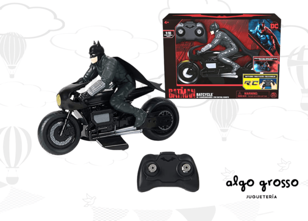 BATMAN MOTO RADIO CONTROL 4 FUNCIONES 26CM art.92306