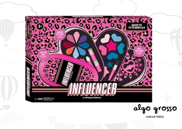 SET COSMETICA MAQUILLAJE CAJA PLEGABLE INFLUENCER art.1829