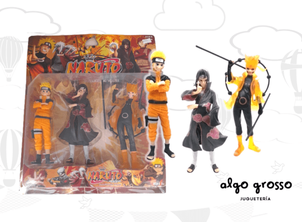 NARUTO 3 FIGURAS DE 17CM BLISTER "ALTERNATIVO"