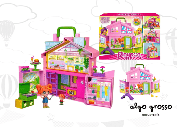 PINYPON CASA ROSA MALETIN + 40 ACCESORIOS art.17012