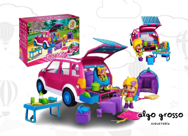 PINYPON COCHE CAMPING + 20 ACCESORIOS art.PNY35000